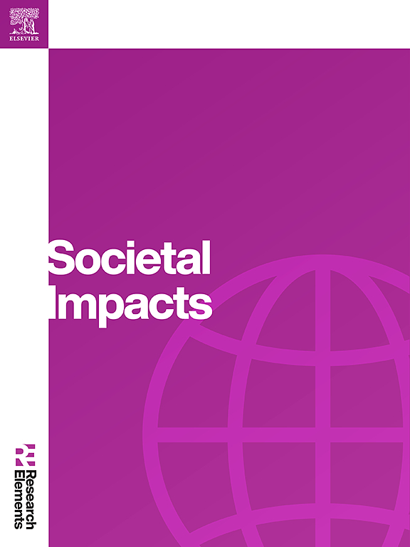 Go to journal home page - Societal Impacts